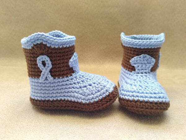 Botas vaqueras cheap para bebe tejidas